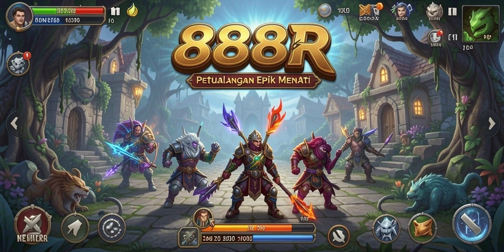 Tangkapan layar dari gameplay <strong>888R</strong> menampilkan petualangan yang mengasyikkan.