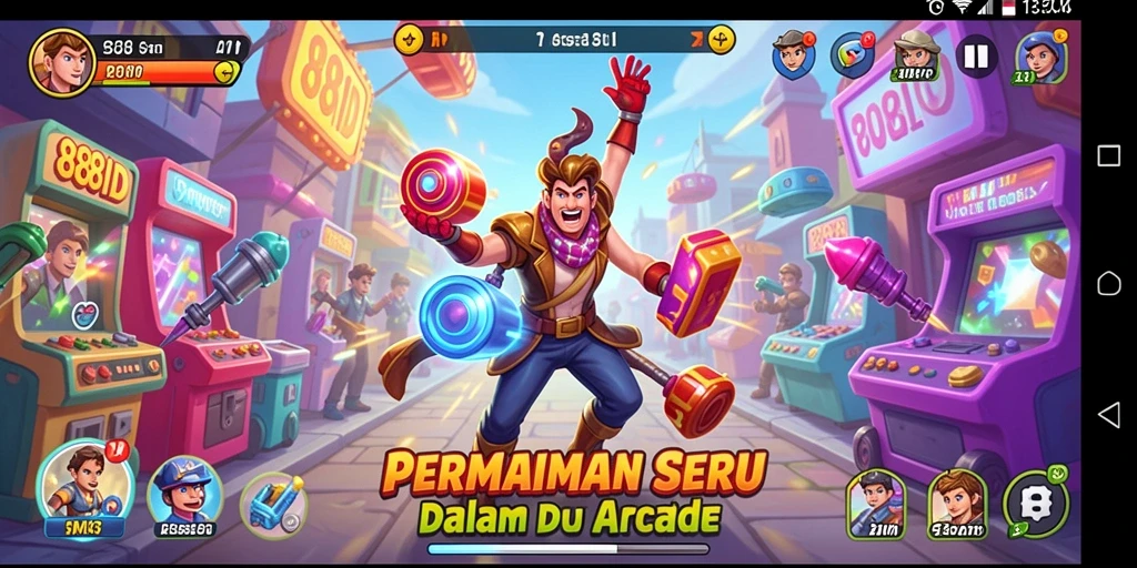 Screenshot gameplay 88ID yang menunjukkan aksi seru dalam dunia Arcade.