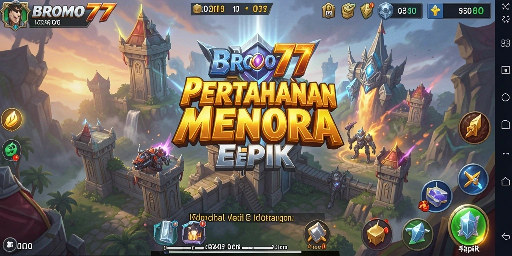 Screenshot menampilkan aksi intens dan strategi cerdas dalam Tower Defense.