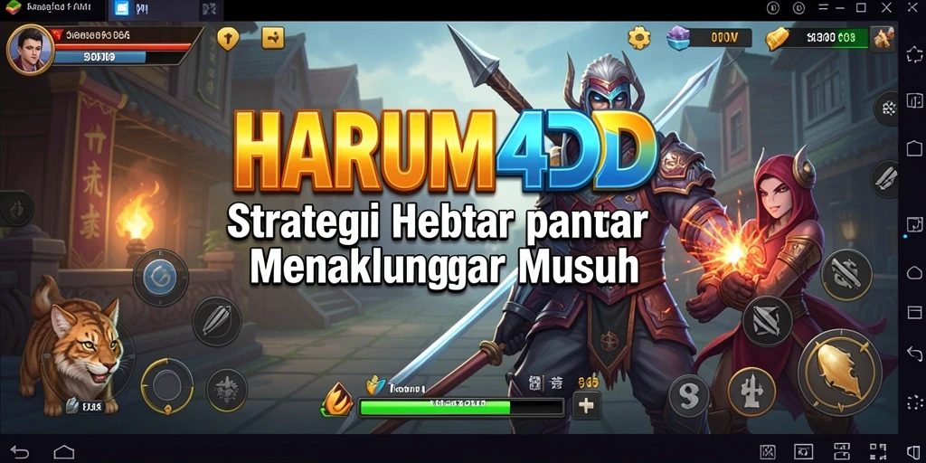 Tangkapan layar gameplay <strong>HARUM4D</strong> yang menunjukkan aksi strategi di tengah pertempuran.