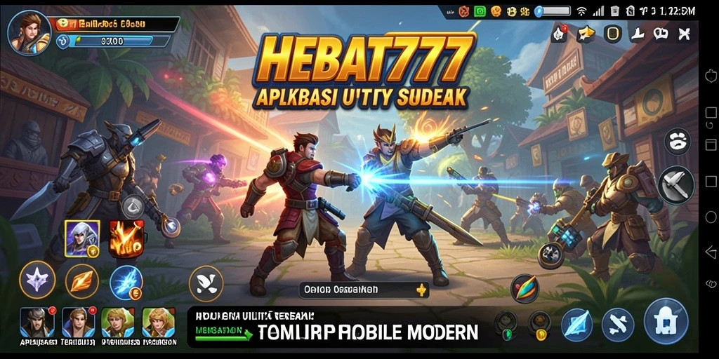 Tampilan antarmuka HEBAT777 yang bersih dan mudah digunakan.