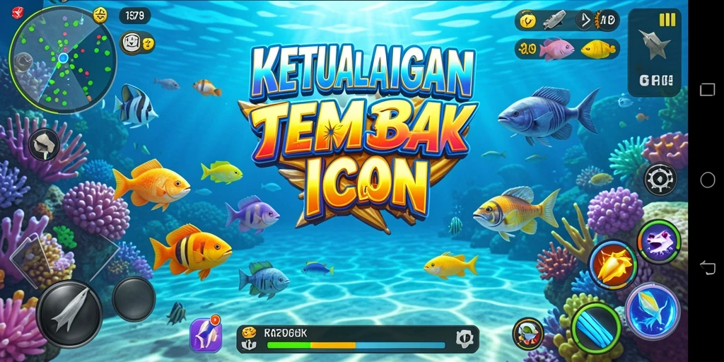 Screenshot KA789 menampilkan aksi menembak ikan yang seru dan grafis memukau.