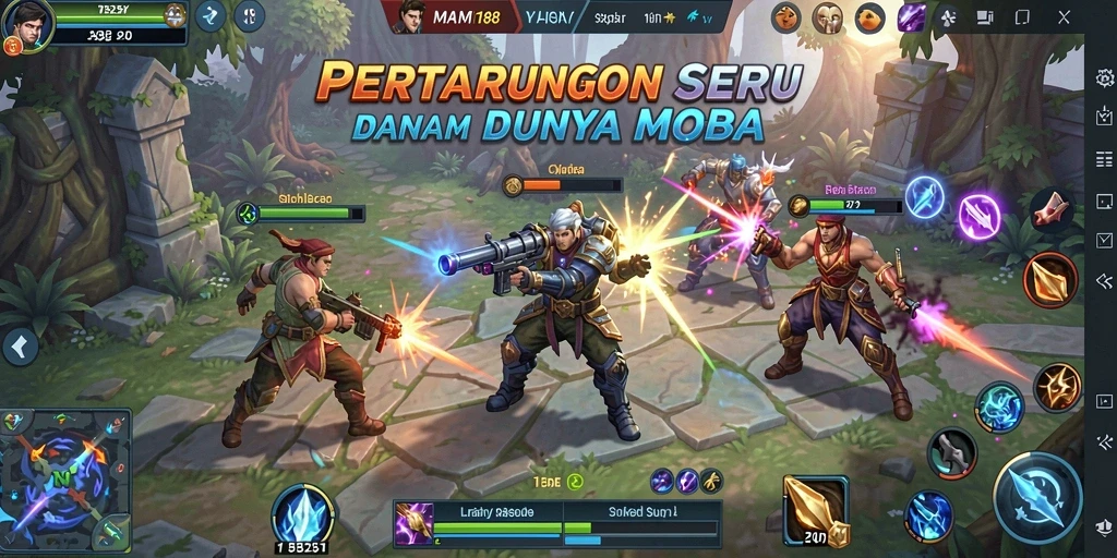 Gambaran gameplay seru dan strategi dalam MAMI188
