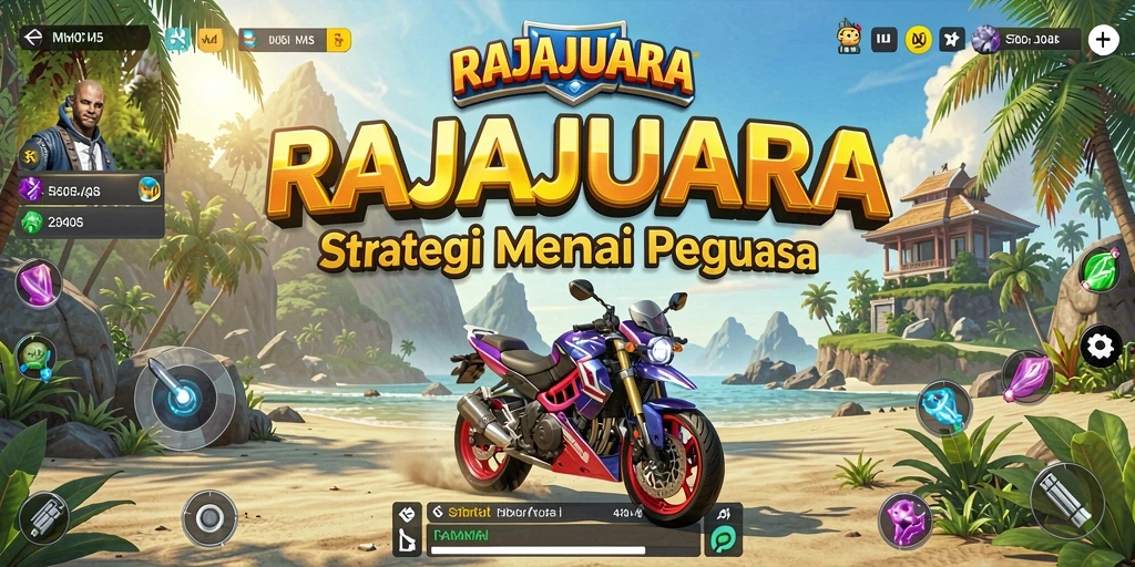Gameplay seru RAJAJUARA dengan karakter unik dan strategi mendalam.