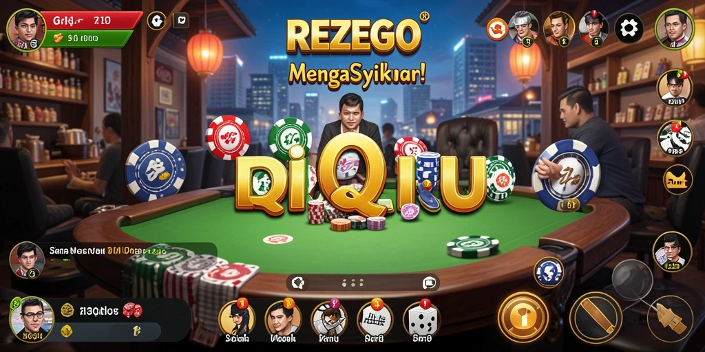Tampilan gameplay seru dari REZEGO di QiuQiu.