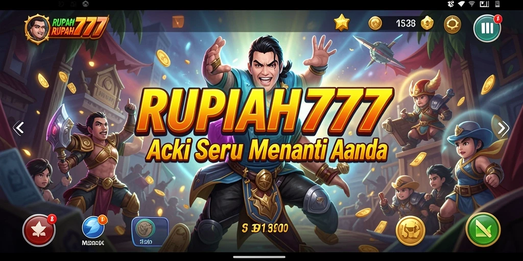 Tampilan gameplay <strong>RUPIAH777</strong> yang penuh aksi dan menantang.