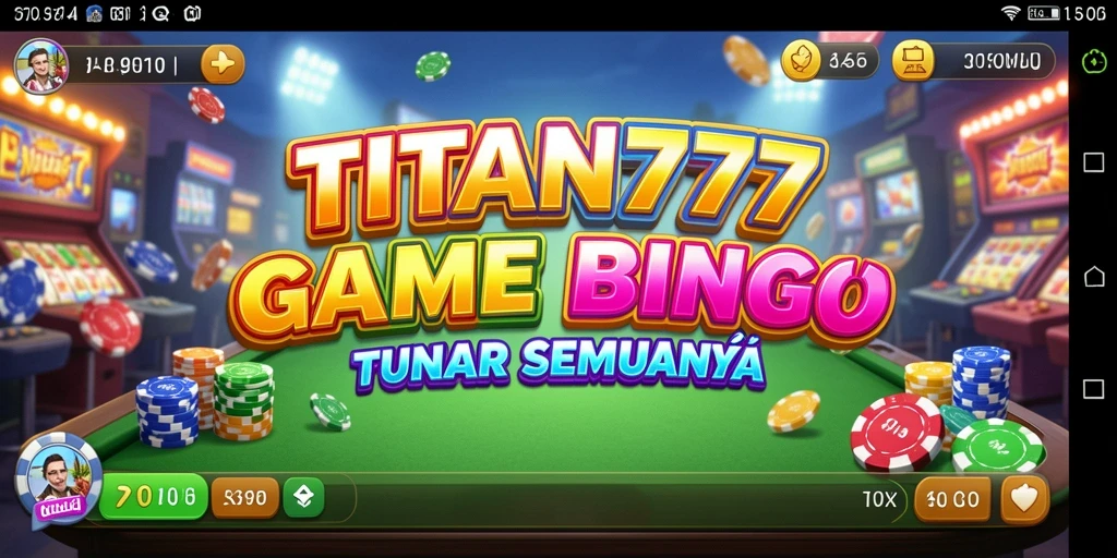 Tampilan gameplay seru dari TITAN777 yang menarik dan penuh warna.
