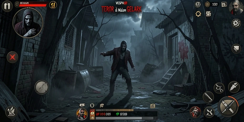 Gameplay VESPA69 yang menggugah adrenalin dengan suasana Horror yang intens.