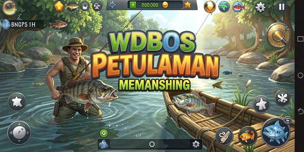 Gameplay WDBOS yang memukau dalam pengalaman memancing.